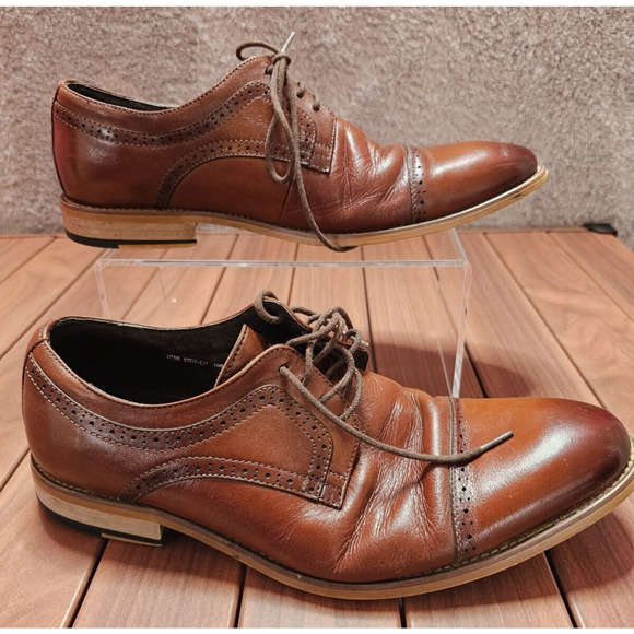 Stacy‎ Adams Men's Oxford Dress Shoes US Size 10M - Picture 1 of 3